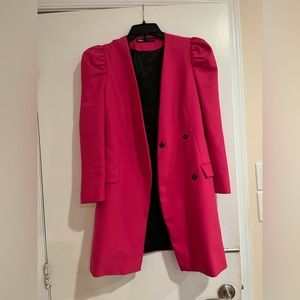 Zara hot pink blazer size small